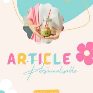 Article Personnalisable