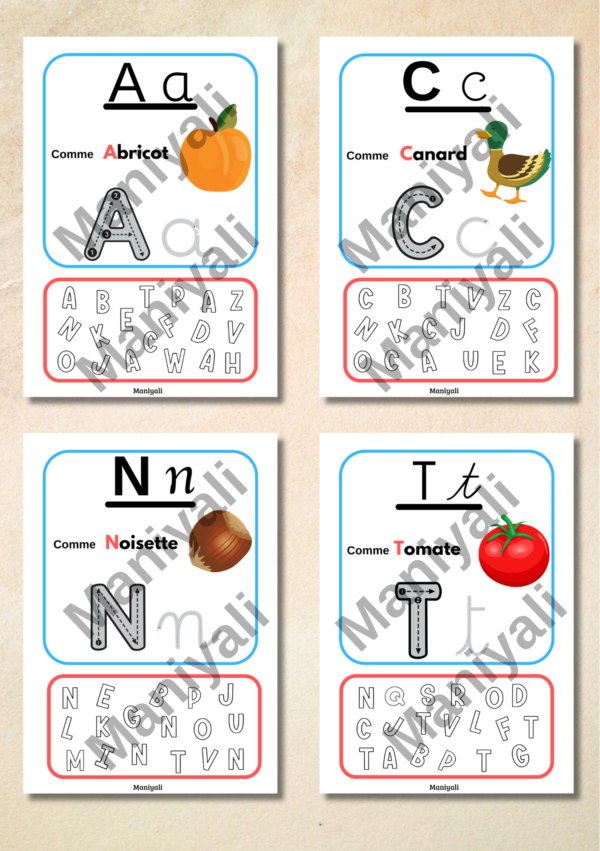 Livret apprentissage aux lettres de l'alphabet – Image 5