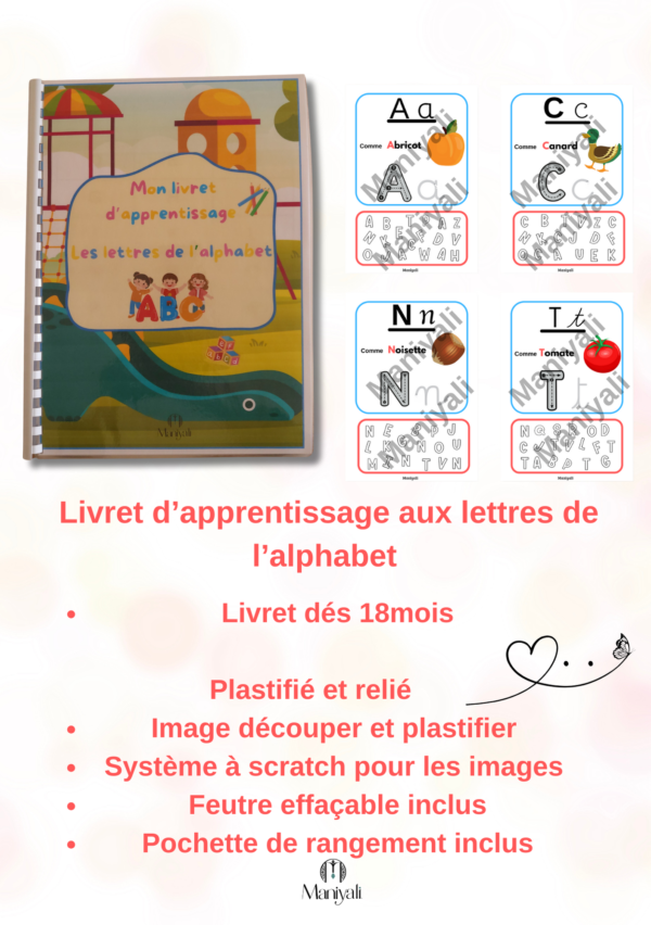 Livret apprentissage aux lettres de l'alphabet – Image 3