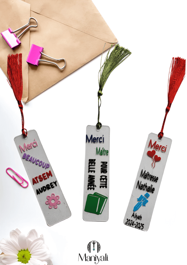Marque-page à personnaliser pour cadeau de fin d'année – Image 2