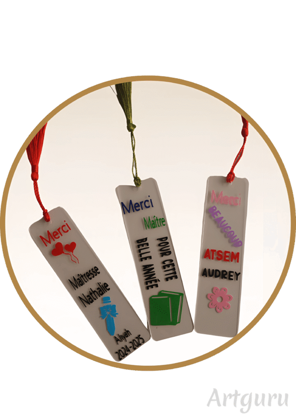 Marque-page à personnaliser pour cadeau de fin d'année